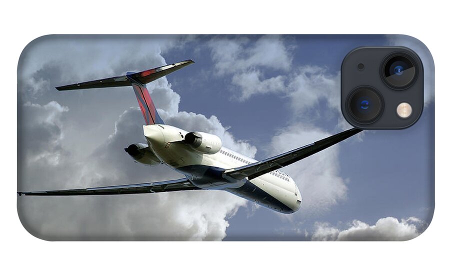 2d iPhone 13 Case featuring the photograph Delta Jet by Brian Wallace