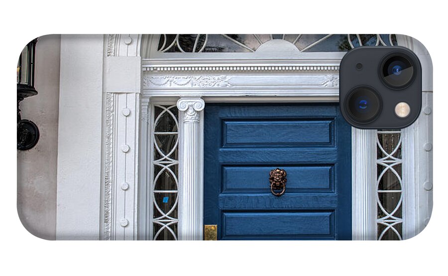 Door iPhone 13 Case featuring the photograph Historic Blue Door by Dale Powell