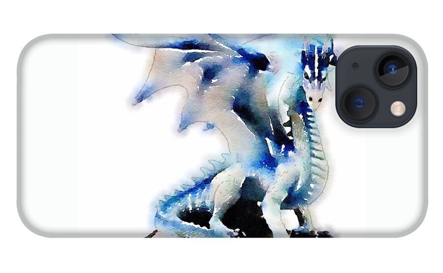Dragon iPhone 13 Case featuring the painting Dragon by HELGE Art Gallery