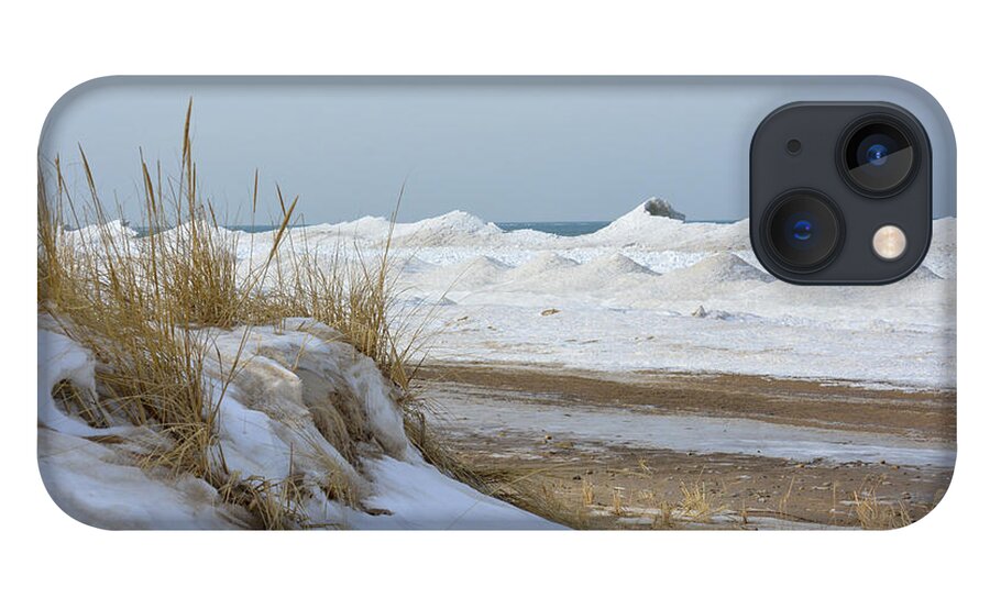Dunes iPhone 13 Case featuring the photograph Dunes and Shelf Ice by Forest Floor Photography