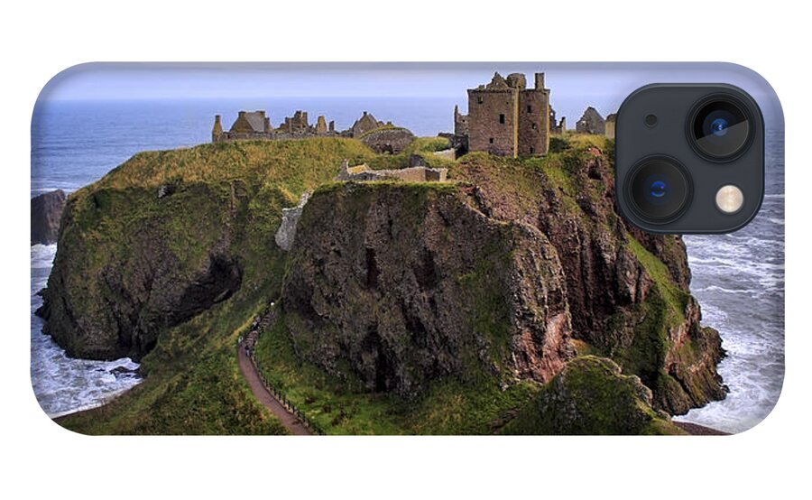 Scotland iPhone 13 Case featuring the photograph Dunnottar Castle Panorama by Jason Politte