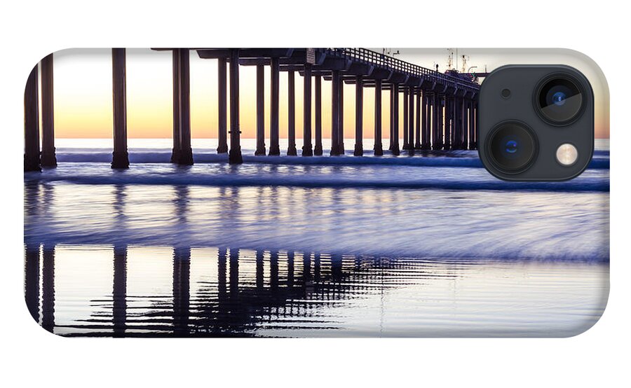 Scripps Pier iPhone 13 Case featuring the photograph Dusk At Scripps Pier by Priya Ghose