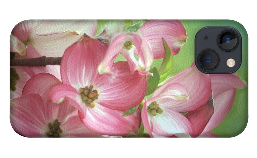 Digital Painting iPhone 13 Case featuring the painting Eastern Dogwood II by Beve Brown-Clark Photography