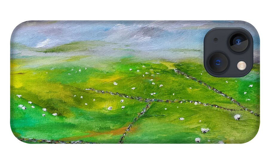 Ireland iPhone 13 Case featuring the painting Eire by Judith Rhue