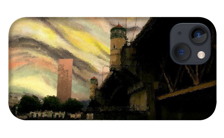 Burnside Bridge iPhone 13 Case featuring the photograph Empathically Challenged by Laureen Murtha Menzl