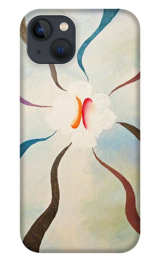 Enlightenment iPhone 13 Case featuring the painting Enlightenment by Mr Dill