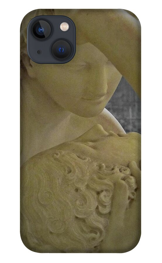 Eternal iPhone 13 Case featuring the photograph Eternal Love - Psyche Revived by Cupid's Kiss - Louvre - Paris by Marianna Mills