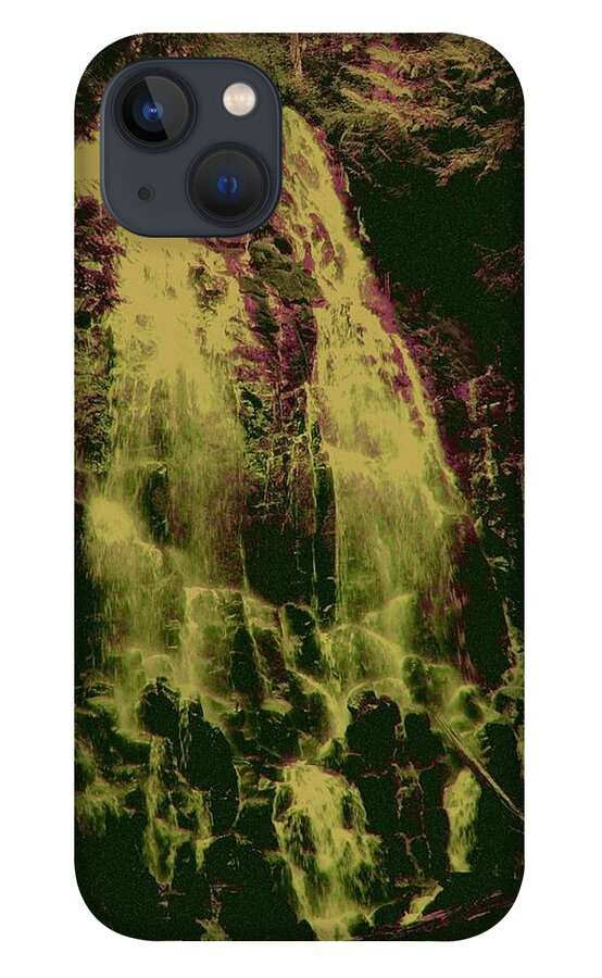 Ramona Falls iPhone 13 Case featuring the photograph Ethereal Flow by Laureen Murtha Menzl