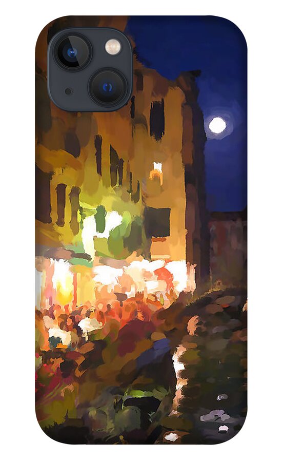 iPhone 13 Case featuring the painting Every Night in Venice by Josef Kelly