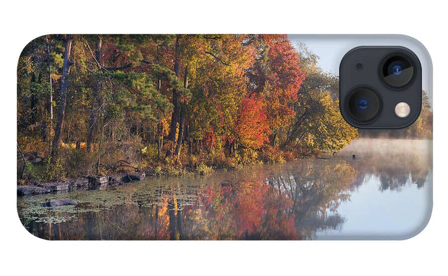 Tim Fitzharris iPhone 13 Case featuring the photograph Fall Colors Along Lake Bailee In Petit by Tim Fitzharris