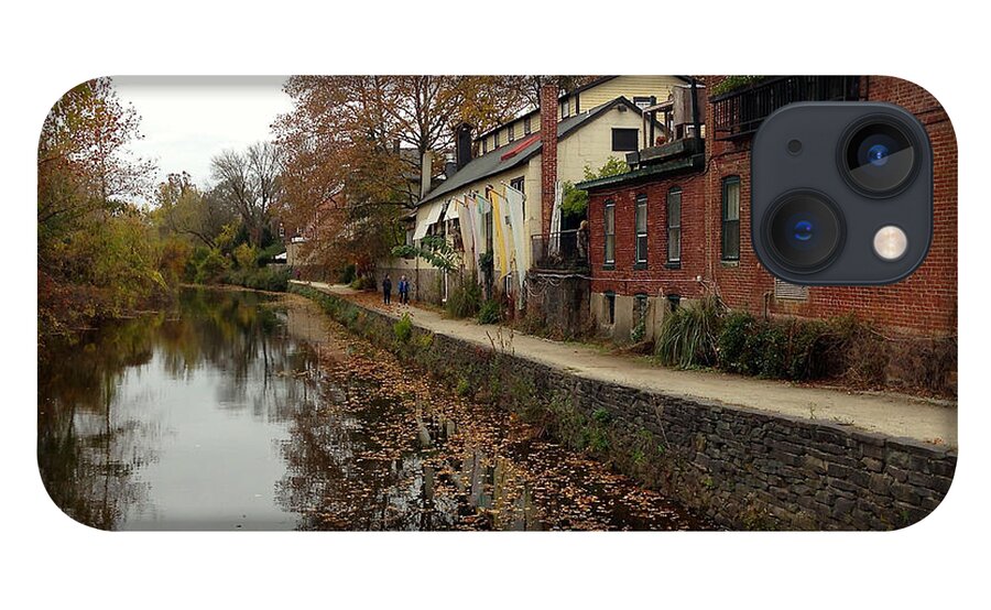 Lambertville iPhone 13 Case featuring the photograph Fall on the Canal by Christopher Plummer