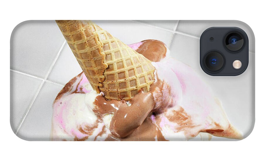Temptation iPhone 13 Case featuring the photograph Fallen Ice Cream by Imstepf Studios Llc