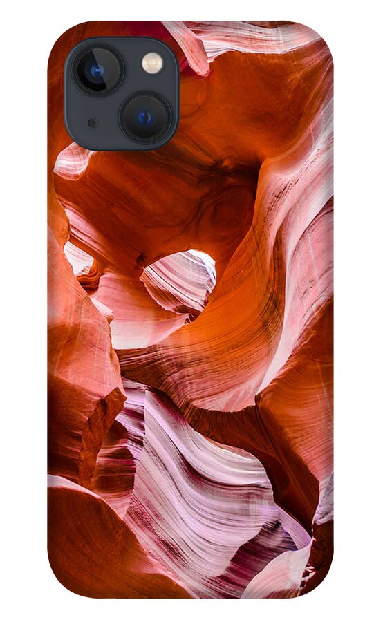Antelope Canyon iPhone 13 Case featuring the photograph Falling Rock Waves by Jason Chu