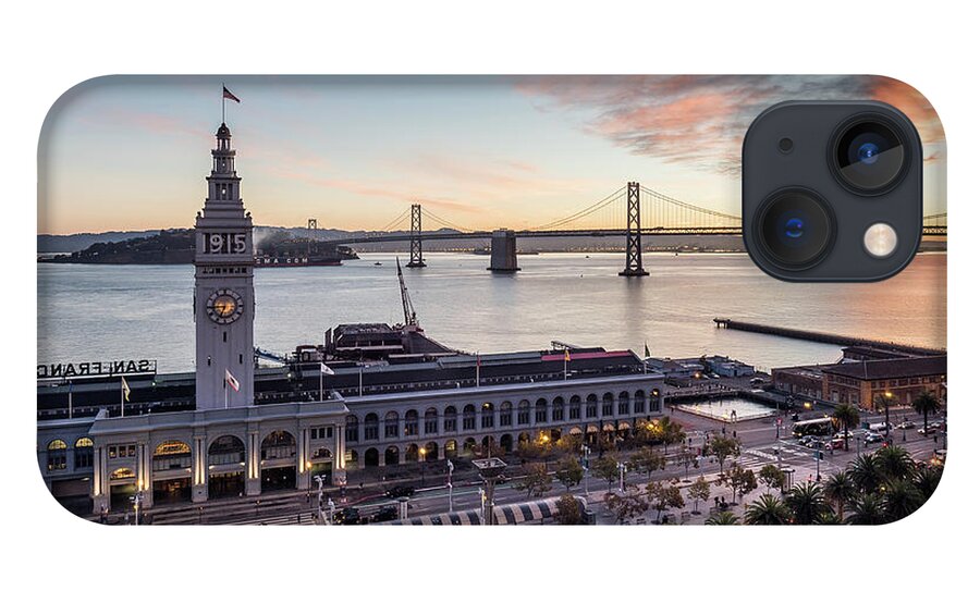 California iPhone 13 Case featuring the photograph Ferry Building Sunrise - San Francisco by Michael Lee