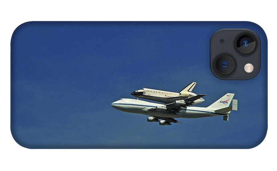 Teamwork iPhone 13 Case featuring the photograph Final Flight Of The Space Shuttle by Mitch Diamond