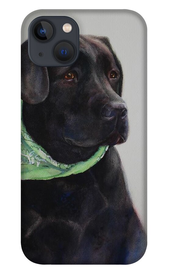 Dog iPhone 13 Case featuring the painting Finnegan by Ruth Kamenev