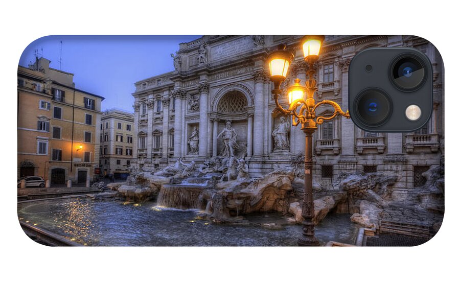 Yhun Suarez iPhone 13 Case featuring the photograph Fontana di Trevi 3.0 by Yhun Suarez