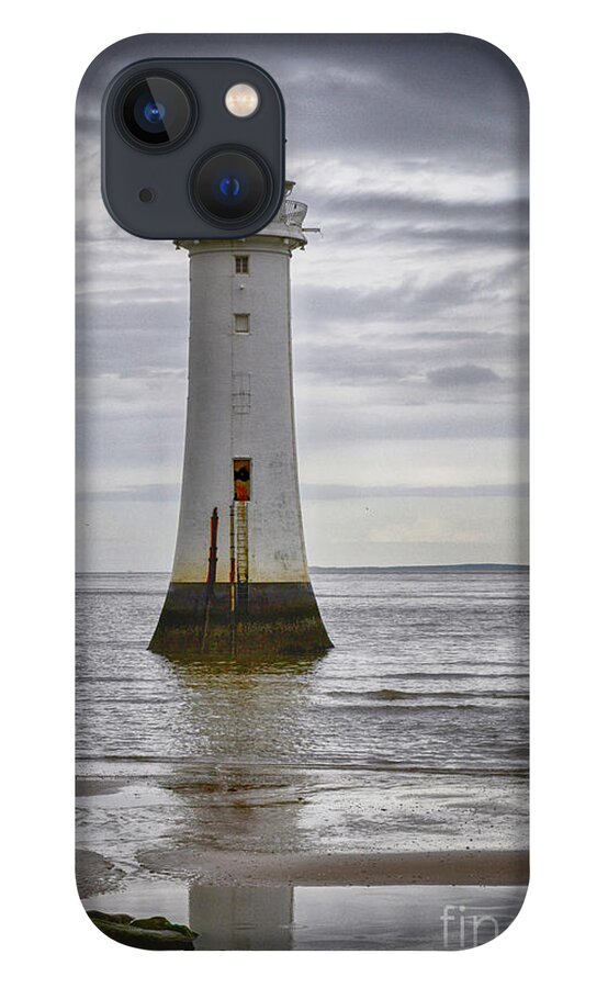 Seascape iPhone 13 Case featuring the photograph Fort Perch Lighthouse by Spikey Mouse Photography