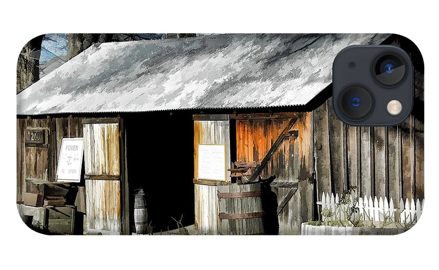Wooden Shed iPhone 13 Case featuring the photograph Foxen Winery by Kathleen Gauthier