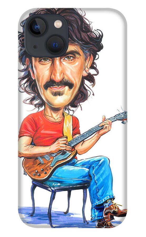 Frank Zappa iPhone 13 Case featuring the painting Frank Zappa by Art 