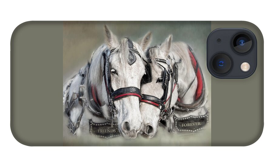 Horse iPhone 13 Case featuring the photograph Friends Forever by Robin-Lee Vieira