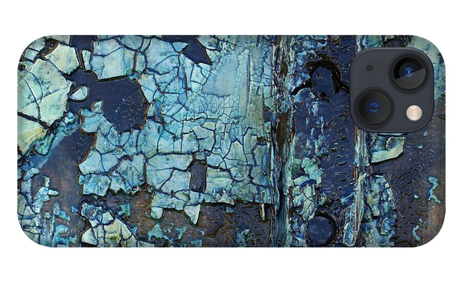 Frozen Water iPhone 13 Case featuring the mixed media Frozen by Christopher Schranck