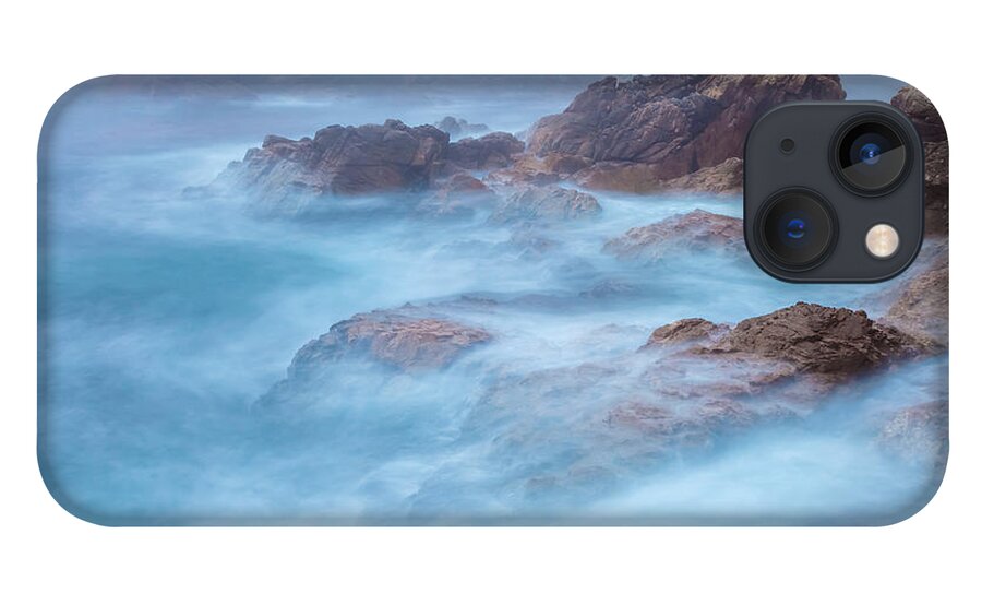 American Landscapes iPhone 13 Case featuring the photograph Furious Sea by Jonathan Nguyen