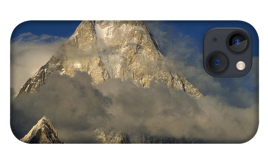 Feb0514 iPhone 13 Case featuring the photograph Gasherbrum Iv Western Face Pakistan by Ned Norton