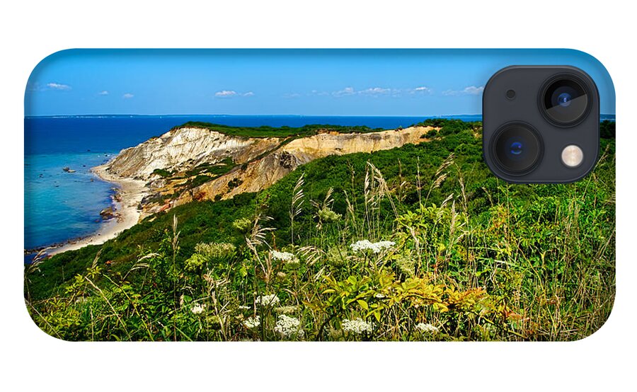 Light House iPhone 13 Case featuring the photograph Gay Head Light and Cliffs by Mark Miller