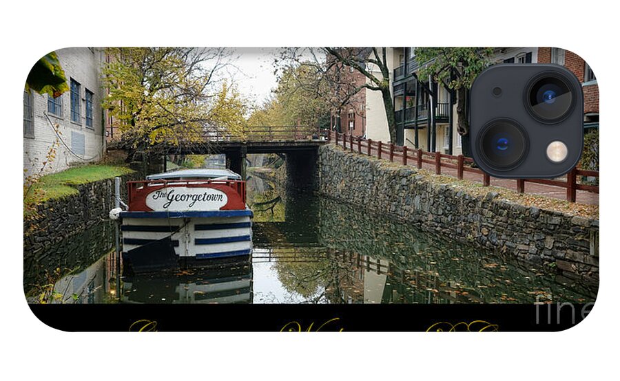 Washington iPhone 13 Case featuring the photograph Georgetown Canal Poster by Olivier Le Queinec