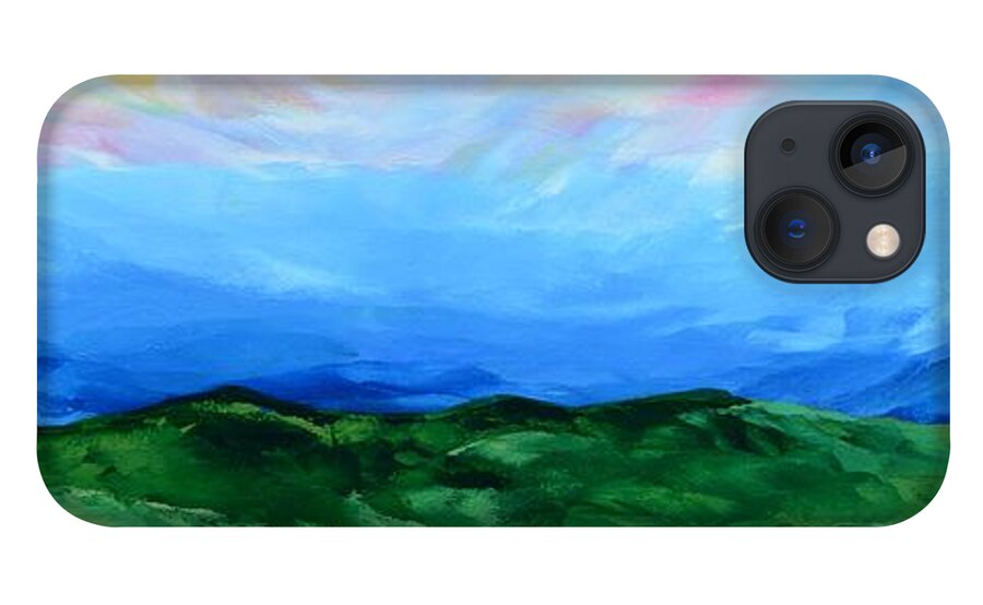 Sky iPhone 13 Case featuring the painting Glimpse of the Splendor by Linda Bailey