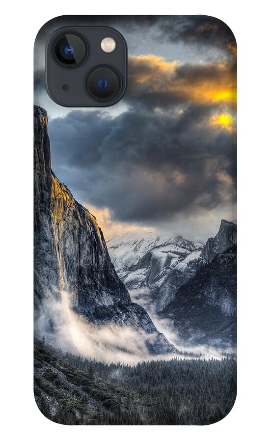 Tunnel iPhone 13 Case featuring the photograph Golden Light on El Capitan by Mike Lee