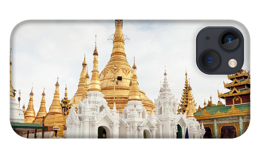 Pagoda iPhone 13 Case featuring the photograph Golden Payas And Temples by Joji