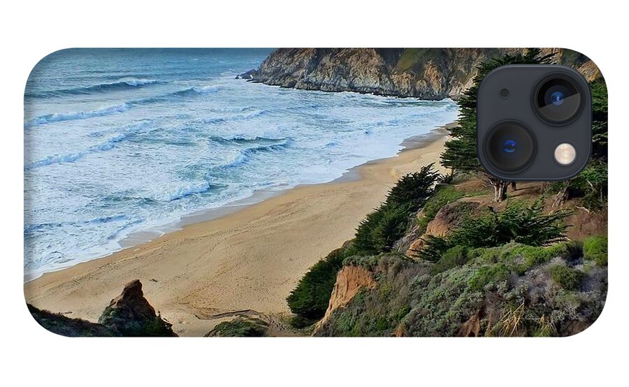 Beach iPhone 13 Case featuring the photograph Gray Whale Cove State Beach by Scott Cameron