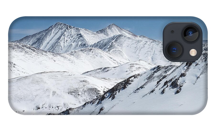Grays iPhone 13 Case featuring the photograph Grays and Torreys from Loveland Ski Area by Aaron Spong