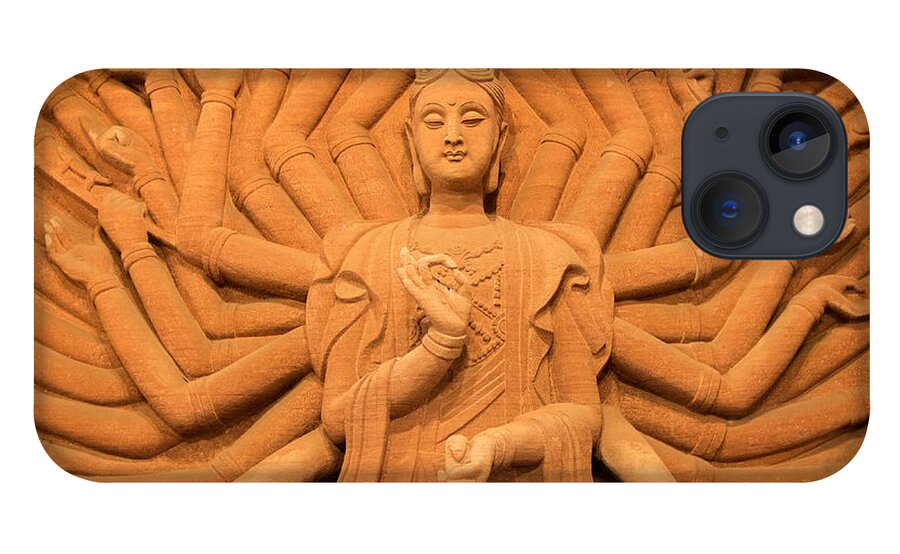 Guanyin iPhone 13 Case featuring the photograph Guanyin Bodhisattva by Dean Harte