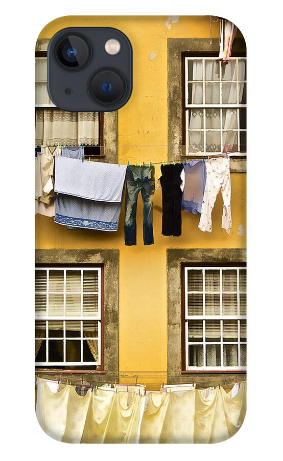Art iPhone 13 Case featuring the photograph Hanging Clothes of Old World Europe by David Letts