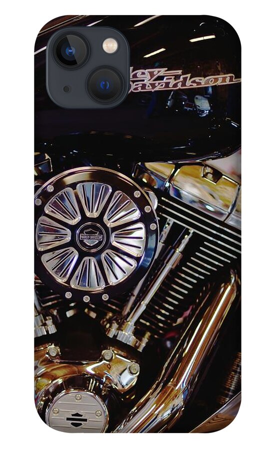 Motorcycle iPhone 13 Case featuring the photograph Harley Davidson Abstract by Kae Cheatham