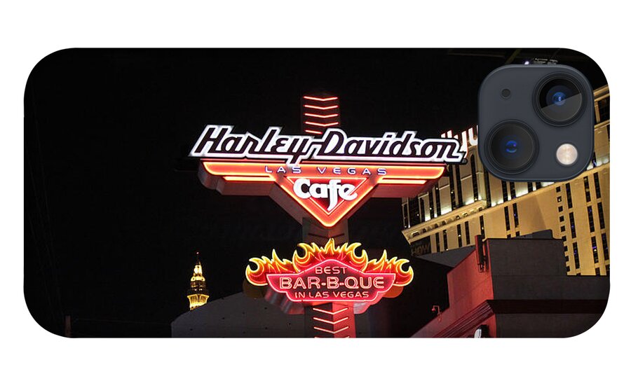 Harley Davidson Las Vegas iPhone 13 Case featuring the photograph Harley Davidson Las Vegas by Susan Jensen