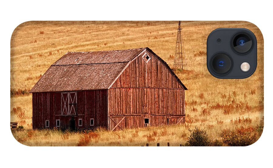 Barn iPhone 13 Case featuring the photograph Harvest Barn by Mary Jo Allen