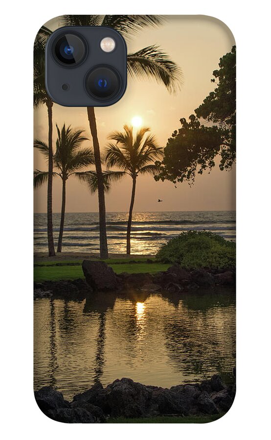 Scenics iPhone 13 Case featuring the photograph Hawaii Sunset by Katya Lyukum