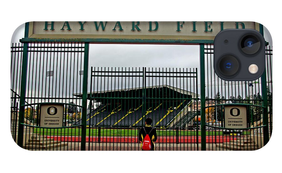 Hayward Field. University Of Oregon. Eugene iPhone 13 Case featuring the photograph Hayward Field UO by Michael Moore