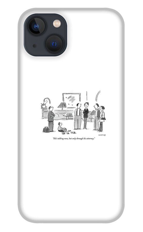 He's Talking Now iPhone 13 Case