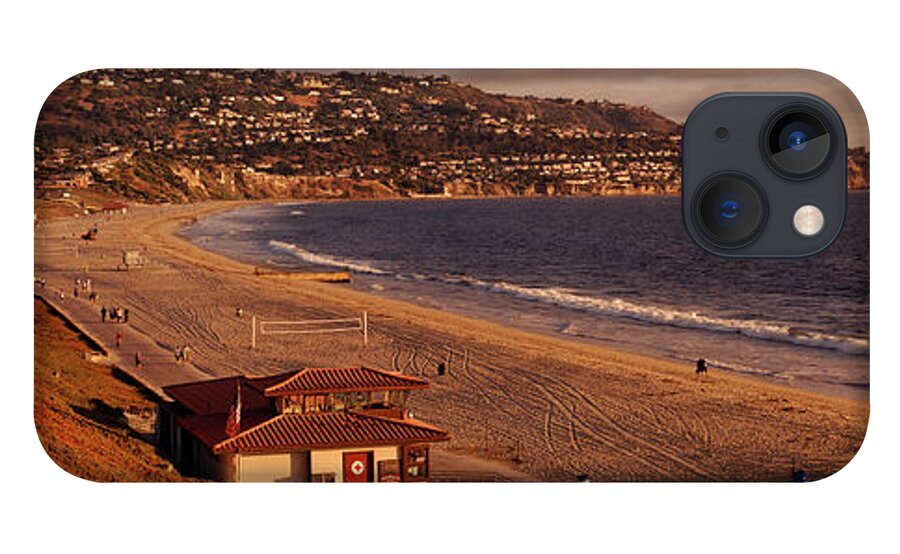 Photography iPhone 13 Case featuring the photograph High Angle View Of A Coastline, Redondo by Panoramic Images