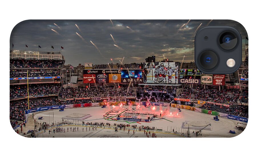 Hockey iPhone 13 Case featuring the photograph Hockey at Yankee Stadium by David Rucker