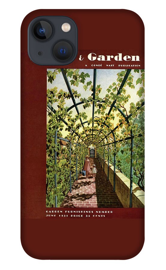 House & Garden Cover Illustration Of Young Girls iPhone 13 Case