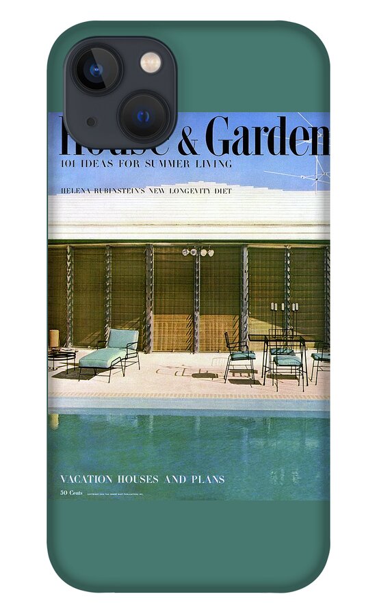 House & Garden Cover Of A Swimming Pool At Miami iPhone 13 Case