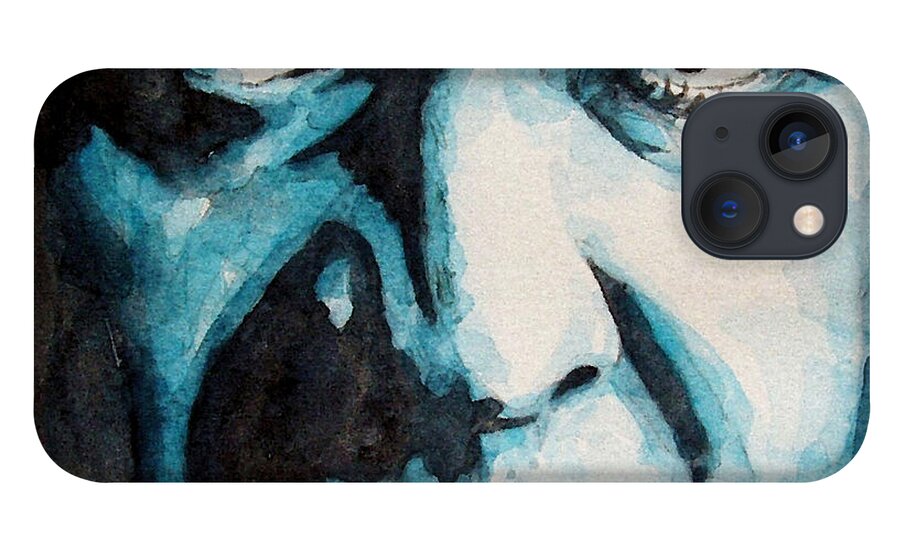 Johnny Cash iPhone 13 Case featuring the painting Hurt by Paul Lovering