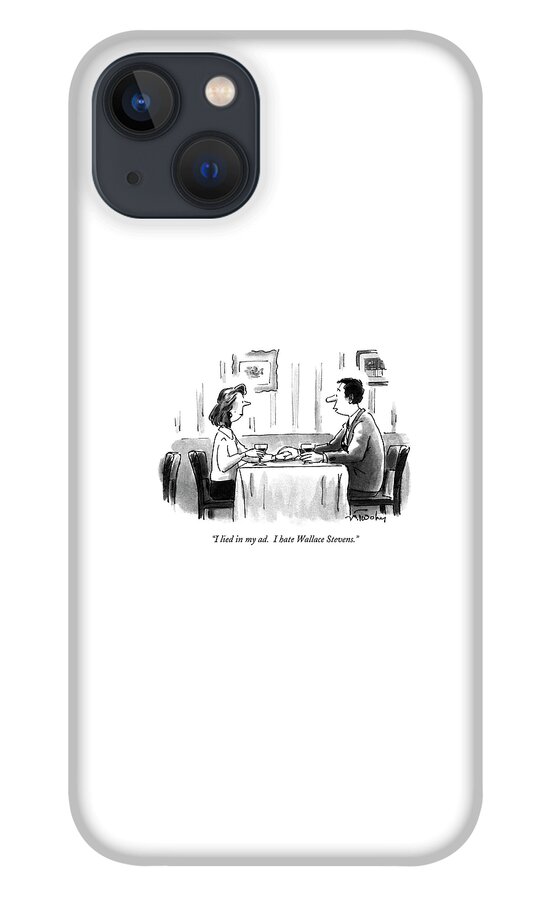 I Lied In My Ad.  I Hate Wallace Stevens iPhone 13 Case