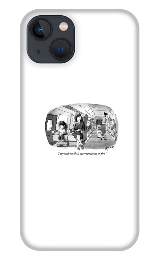 I Spy With My Little Eye - Something On Fire iPhone 13 Case